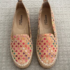 New Women's Vanelli Sport Multicolor Espadrille Shoes 7.5